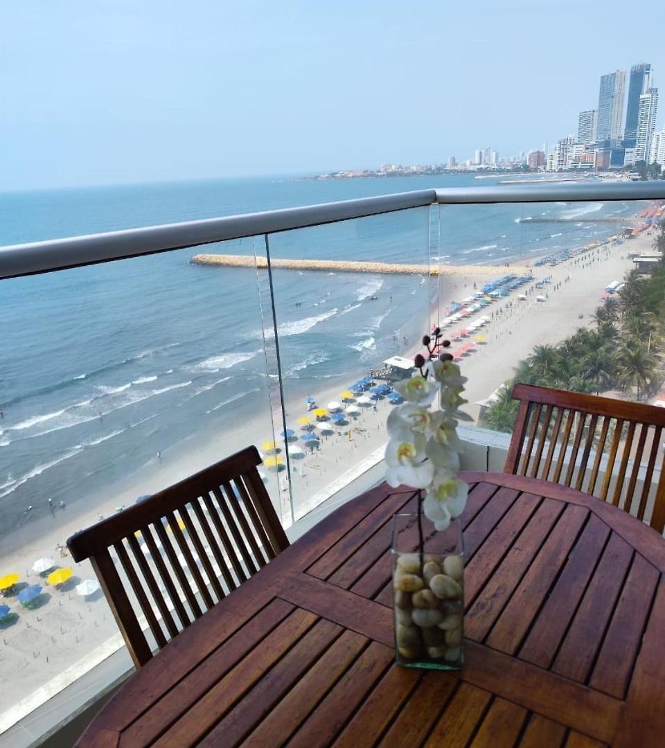 Palmetto Con Buena Vista Al Mar Apartamento Cartagena