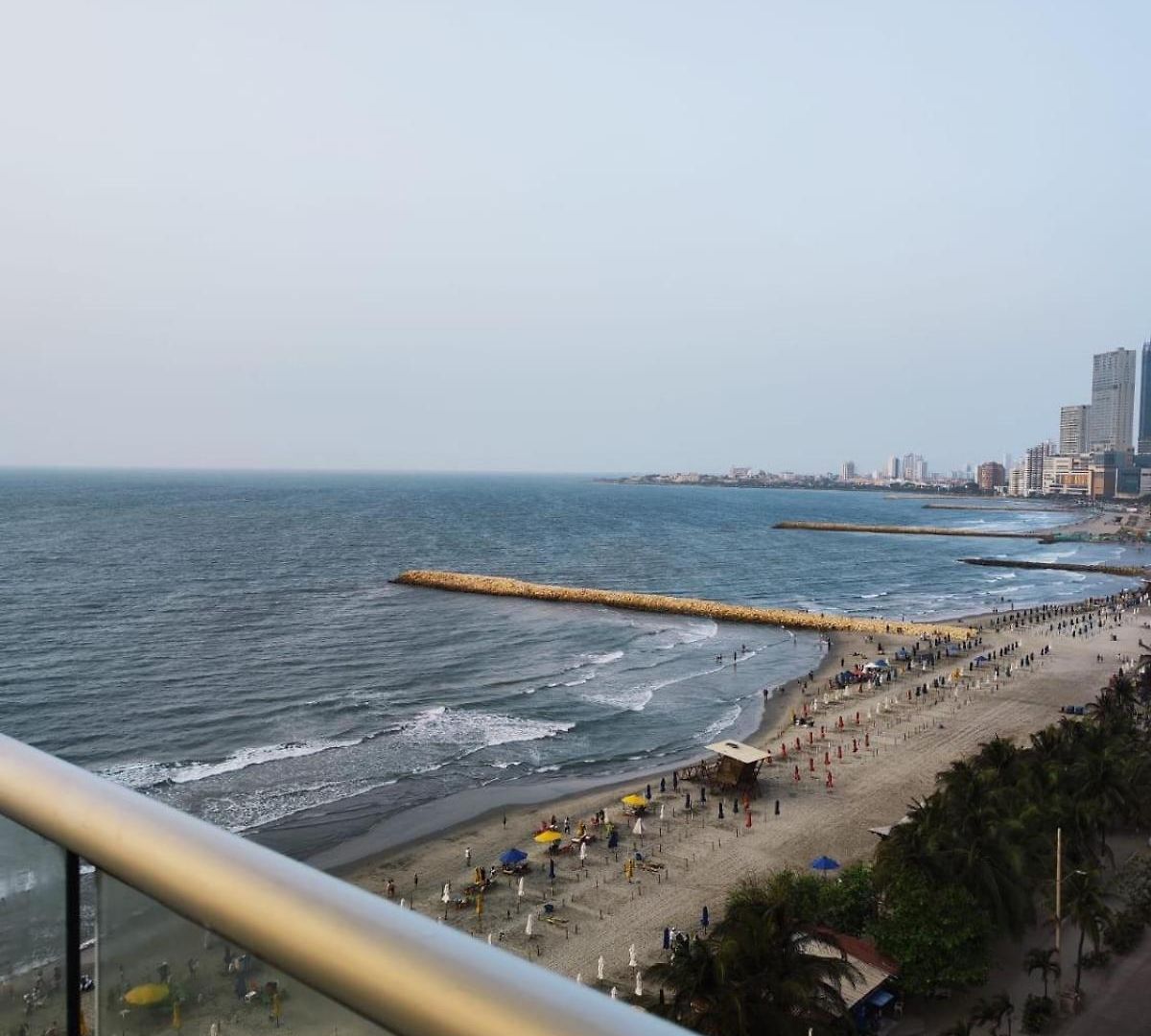 Palmetto Con Buena Vista Al Mar Apartamento